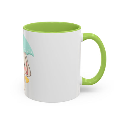 Kawaii Bunny Accent Coffee Mug for a Cheerful Desk
