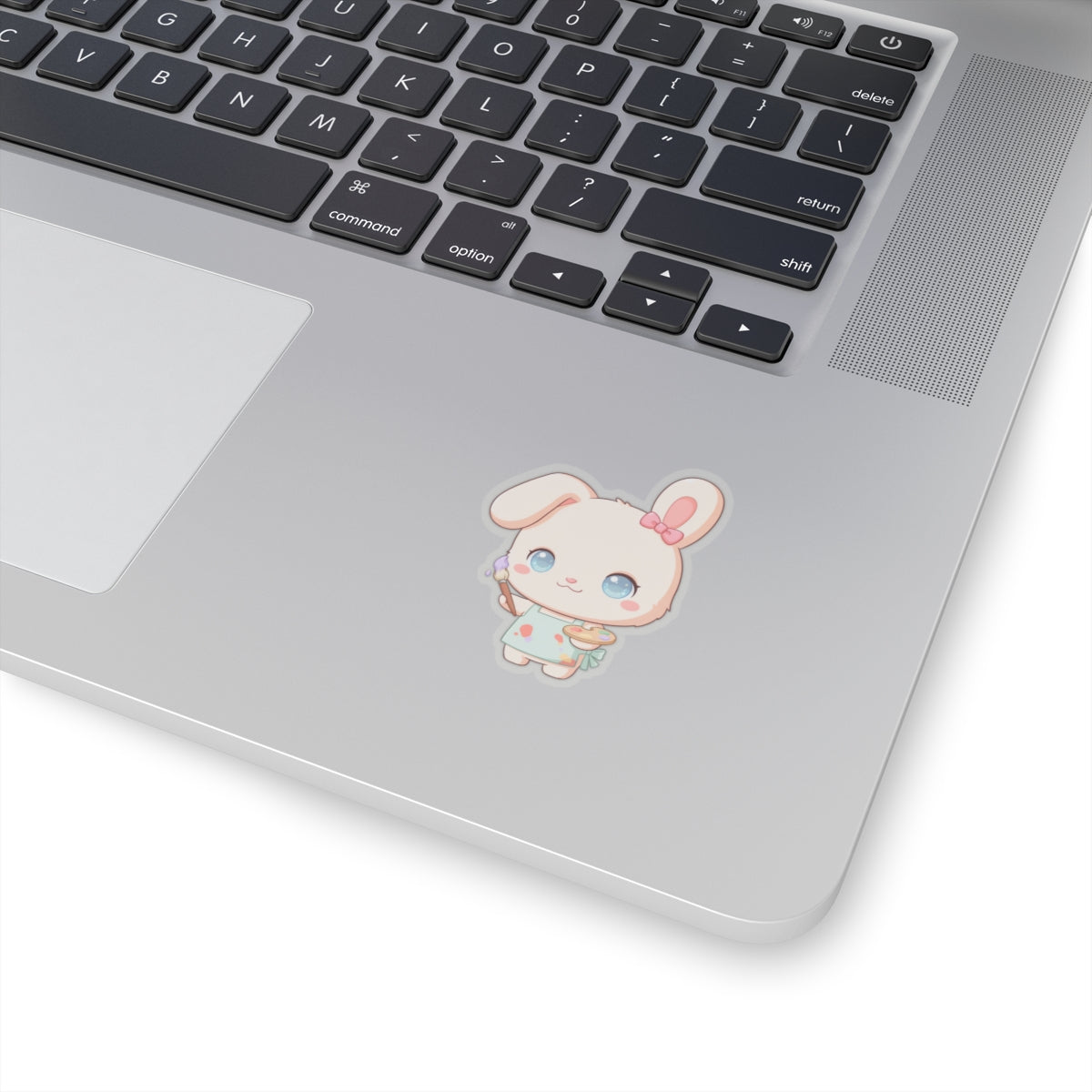 Kawaii Bunny Sticker for Art Lovers and Creative Journals