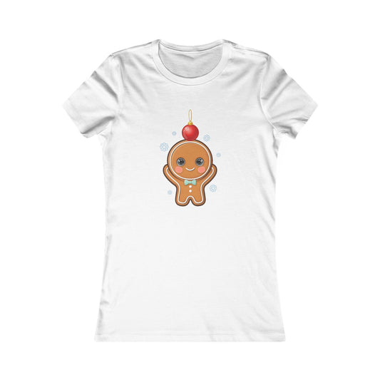 Kawaii Gingerbread Christmas Tee for Holiday Cheer