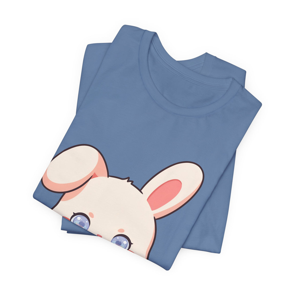 Kawaii Bunny Coffee T-Shirt: Cute Latte Lover Tee