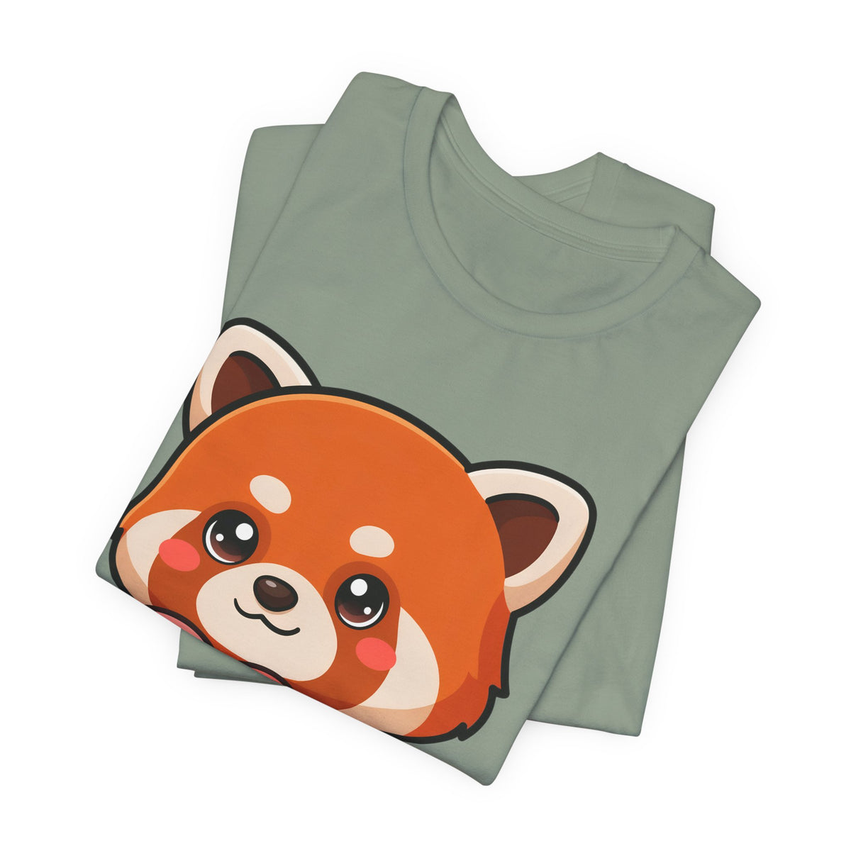 Kawaii Red Panda T-Shirt: Big Heart, Cozy Vibes