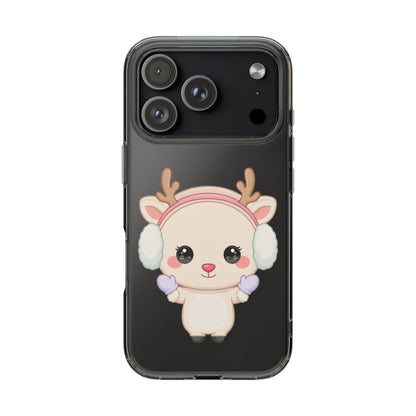 Kawaii Reindeer Phone Case for Cozy Cute Style