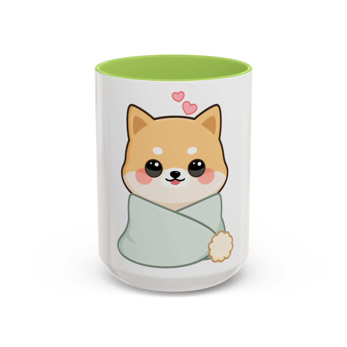 Kawaii Shiba Inu Accent Coffee Mug for Cozy Moments