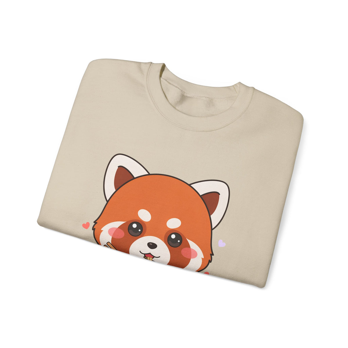Kawaii Red Panda Ramen Sweatshirt for Cozy Foodie Days