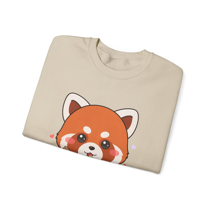 Kawaii Red Panda Ramen Sweatshirt for Cozy Foodie Days
