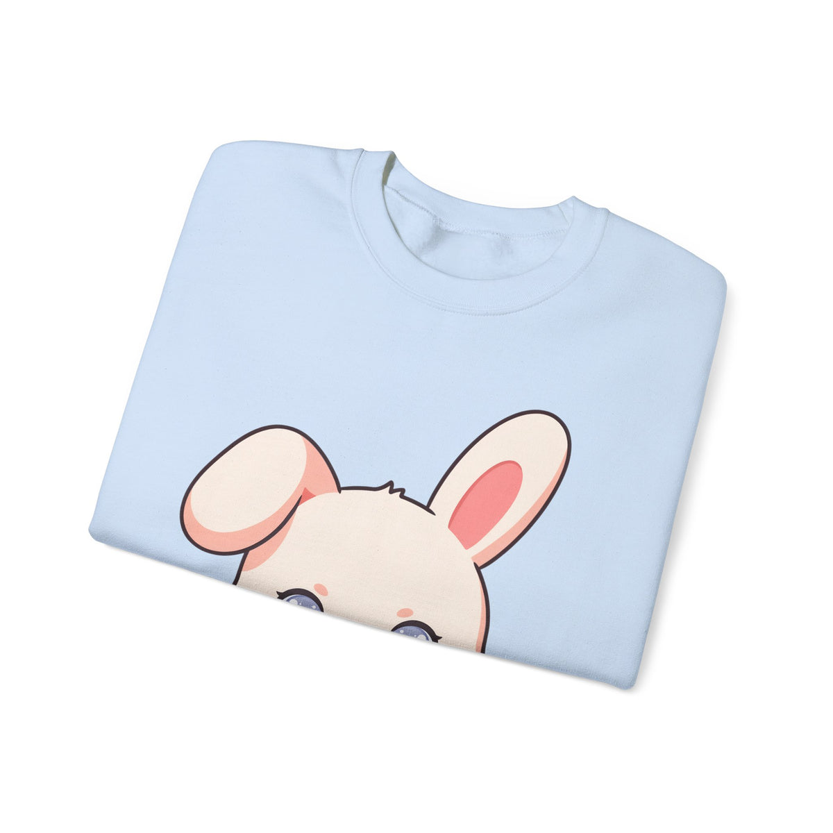 Kawaii Bunny Sweatshirt, Cute Latte Lover Crewneck