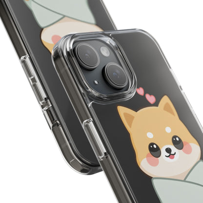 Kawaii Shiba Inu Phone Case, Cozy Valentine Gift