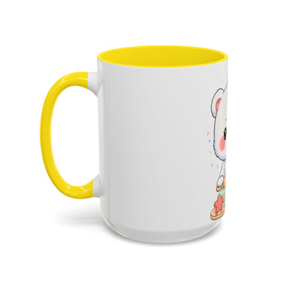 Christmas Cookie Polar Bear Accent Coffee Mug