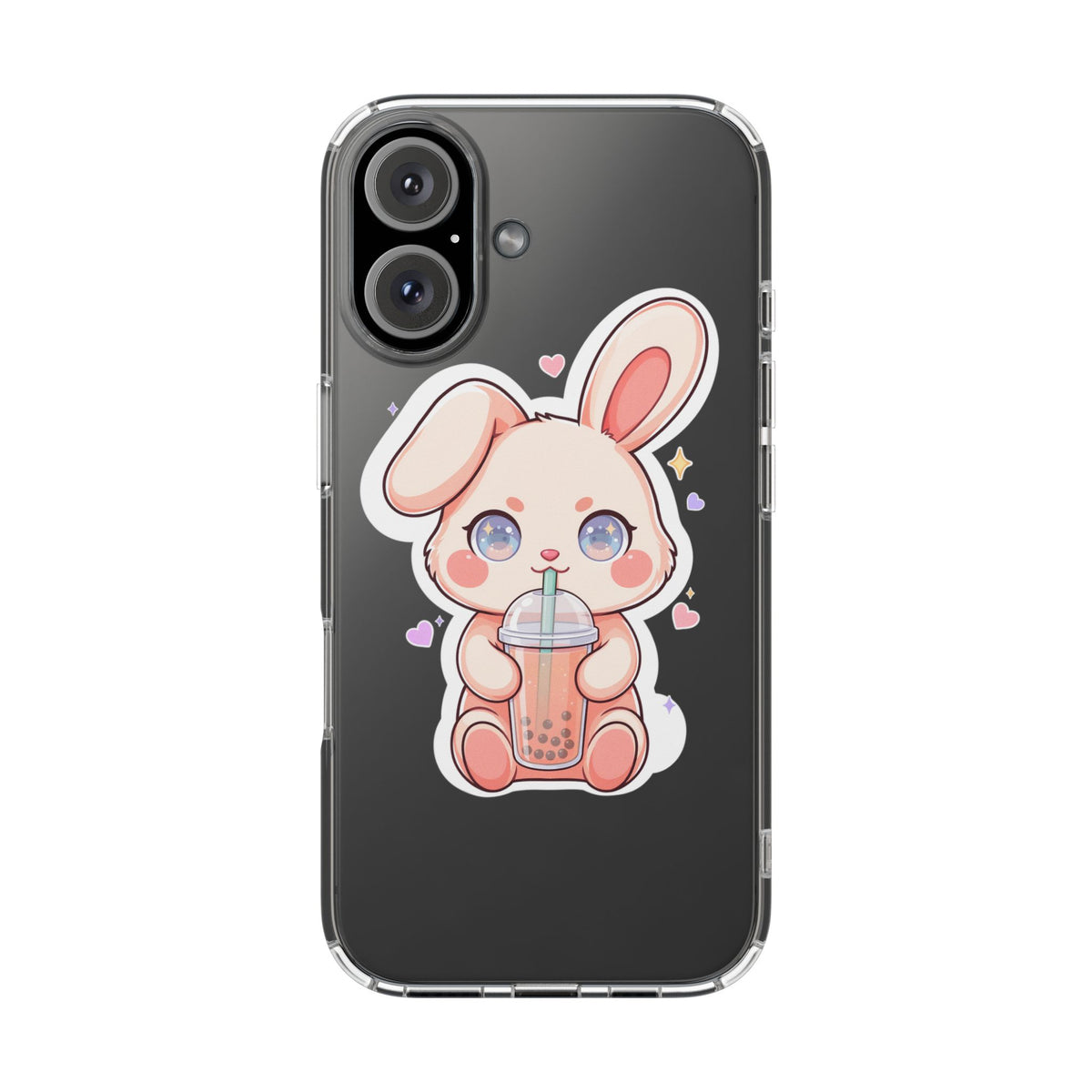 Kawaii Bunny Bubble Tea Phone Case for Boba Lovers