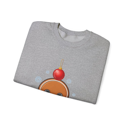 Gingerbread Christmas Sweatshirt, Cute Holiday Crewneck