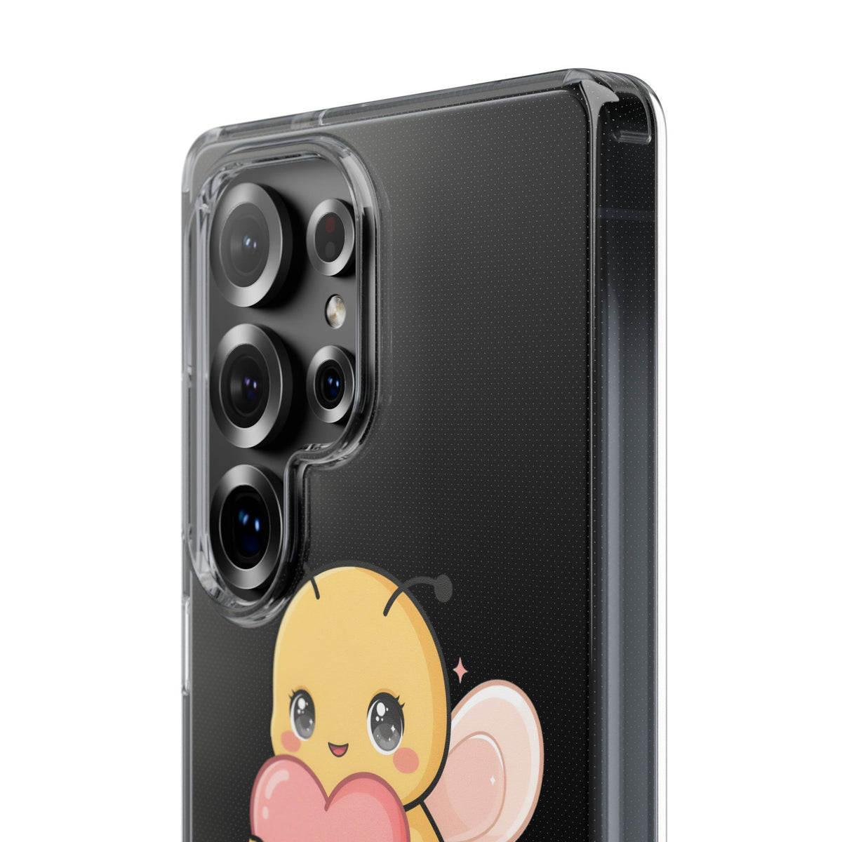 Kawaii Bee Clear Impact-Resistant Phone Case