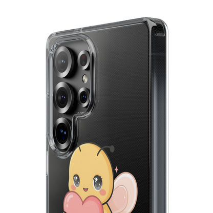Kawaii Bee Clear Impact-Resistant Phone Case