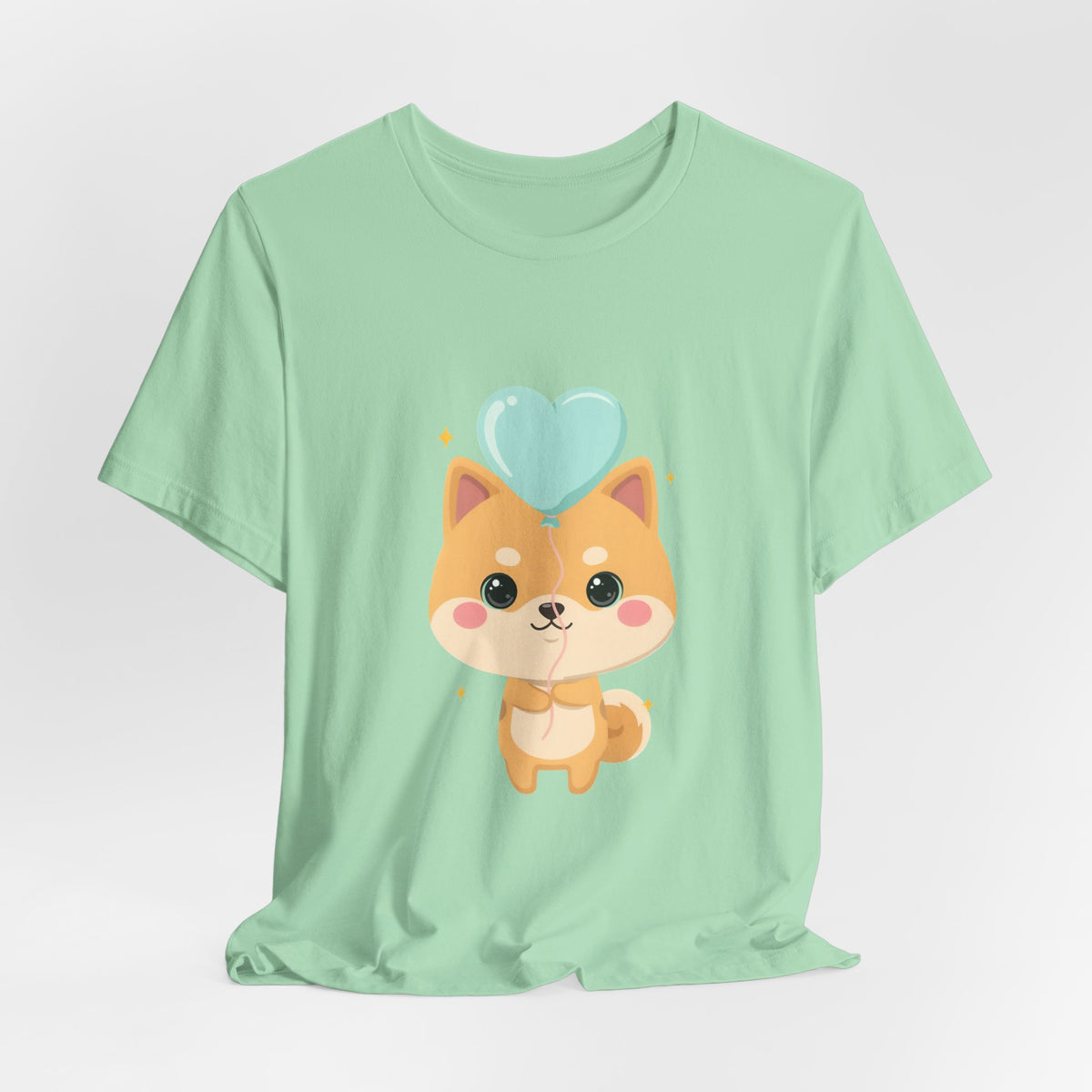 Kawaii Shiba Inu T-Shirt, Cute Balloon Dog Gift