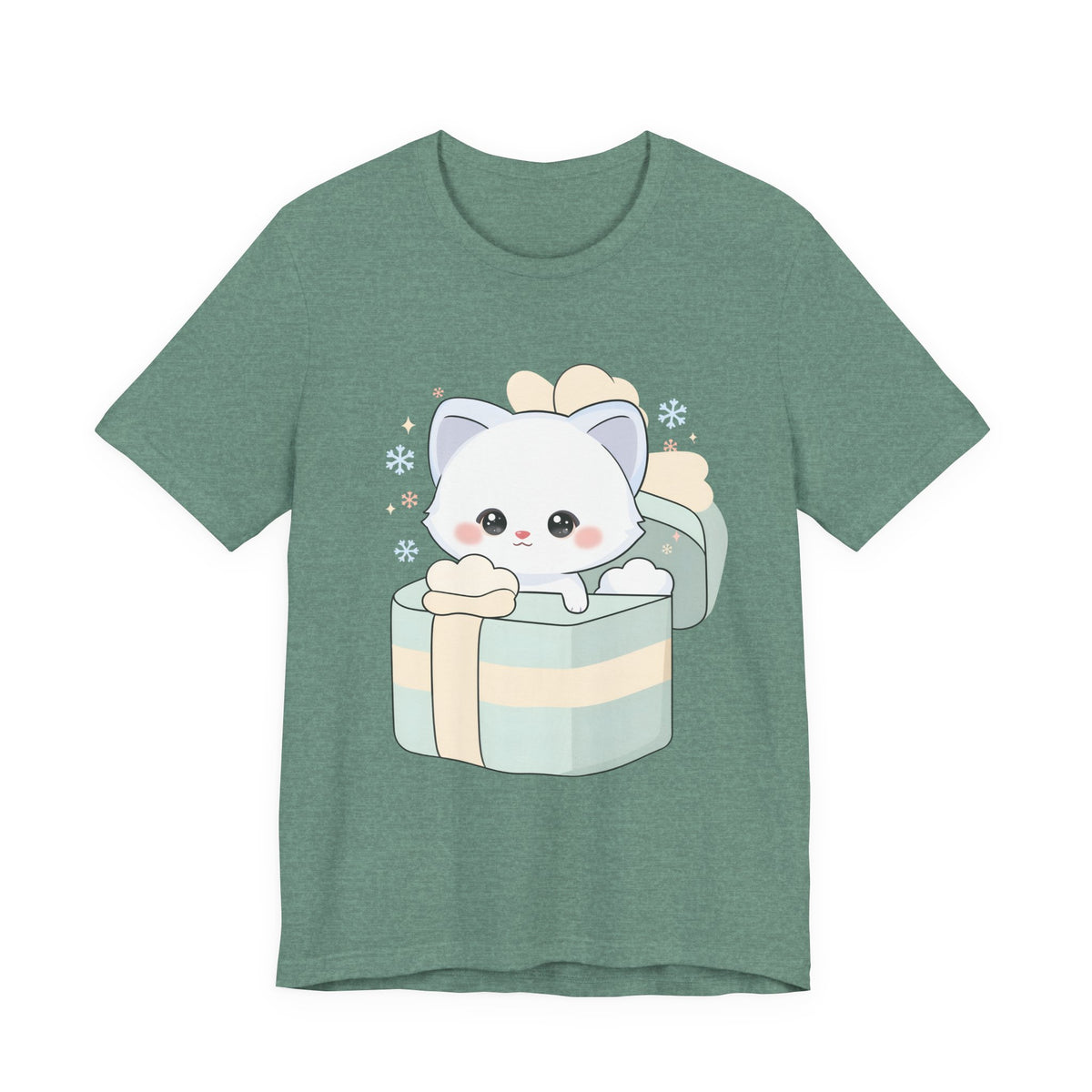 Arctic Fox Gift Tee, Cute Kawaii Birthday Present