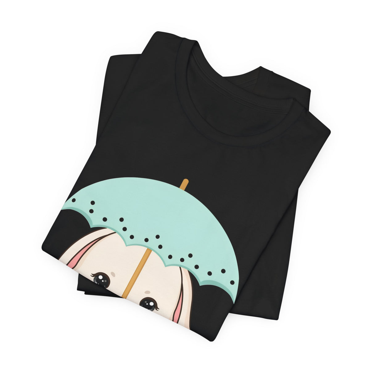Kawaii Bunny T-Shirt, Cute Umbrella Rabbit Tee