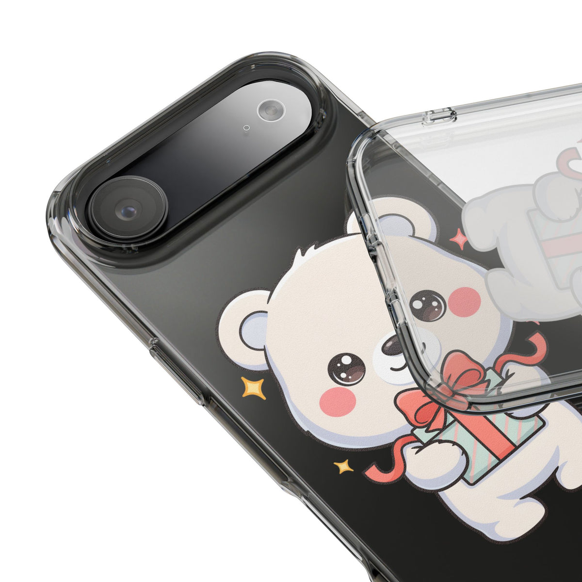 Kawaii Polar Bear Gift Phone Case for Holiday Gifting