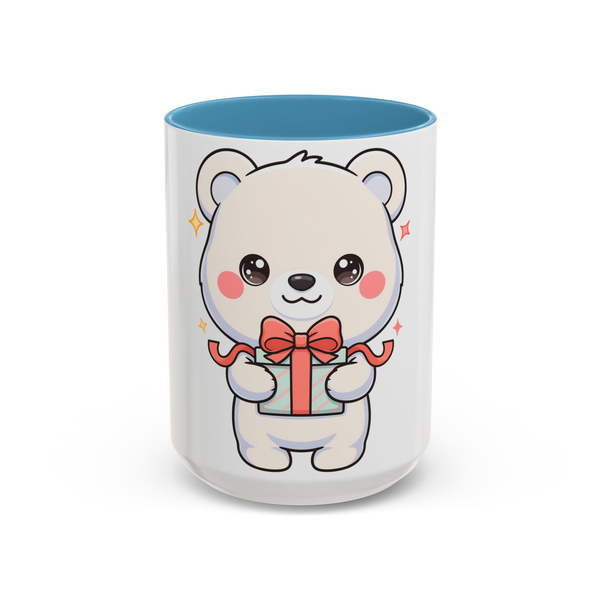 Kawaii Polar Bear Mug, Cute Gift Accent Coffee Mug