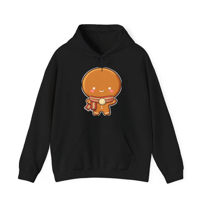 Kawaii Gingerbread Man Hoodie for Cozy Christmas Days