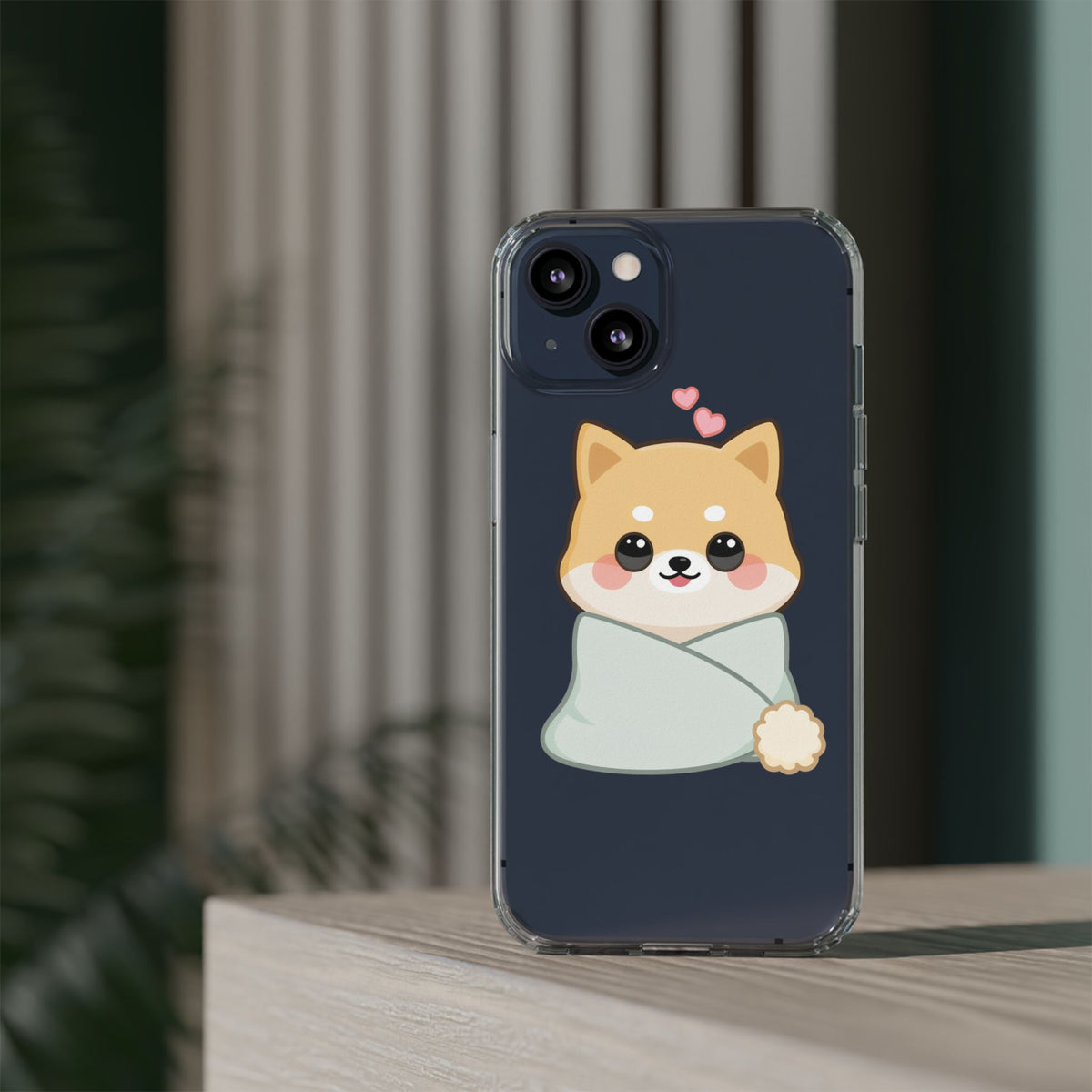 Kawaii Shiba Inu Phone Case, Cozy Valentine Gift