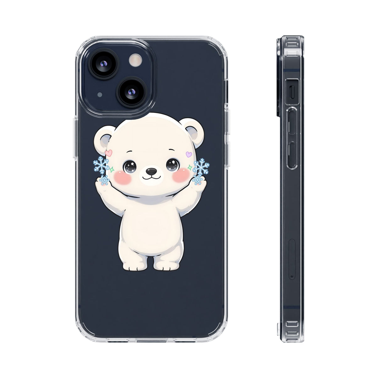 Kawaii Polar Bear Phone Case for a Cozy Winter Gift