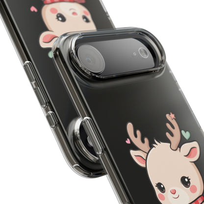 Kawaii Reindeer Phone Case for Cozy Holiday Cheer