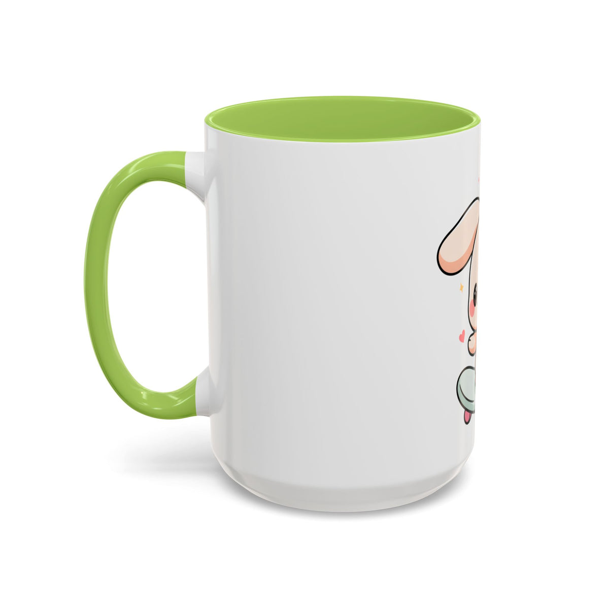 Kawaii Bunny Skateboard Mug – Cute Accent Coffee Mug