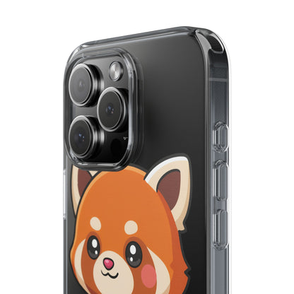 Red Panda Skateboard Phone Case, Cute Kawaii Style