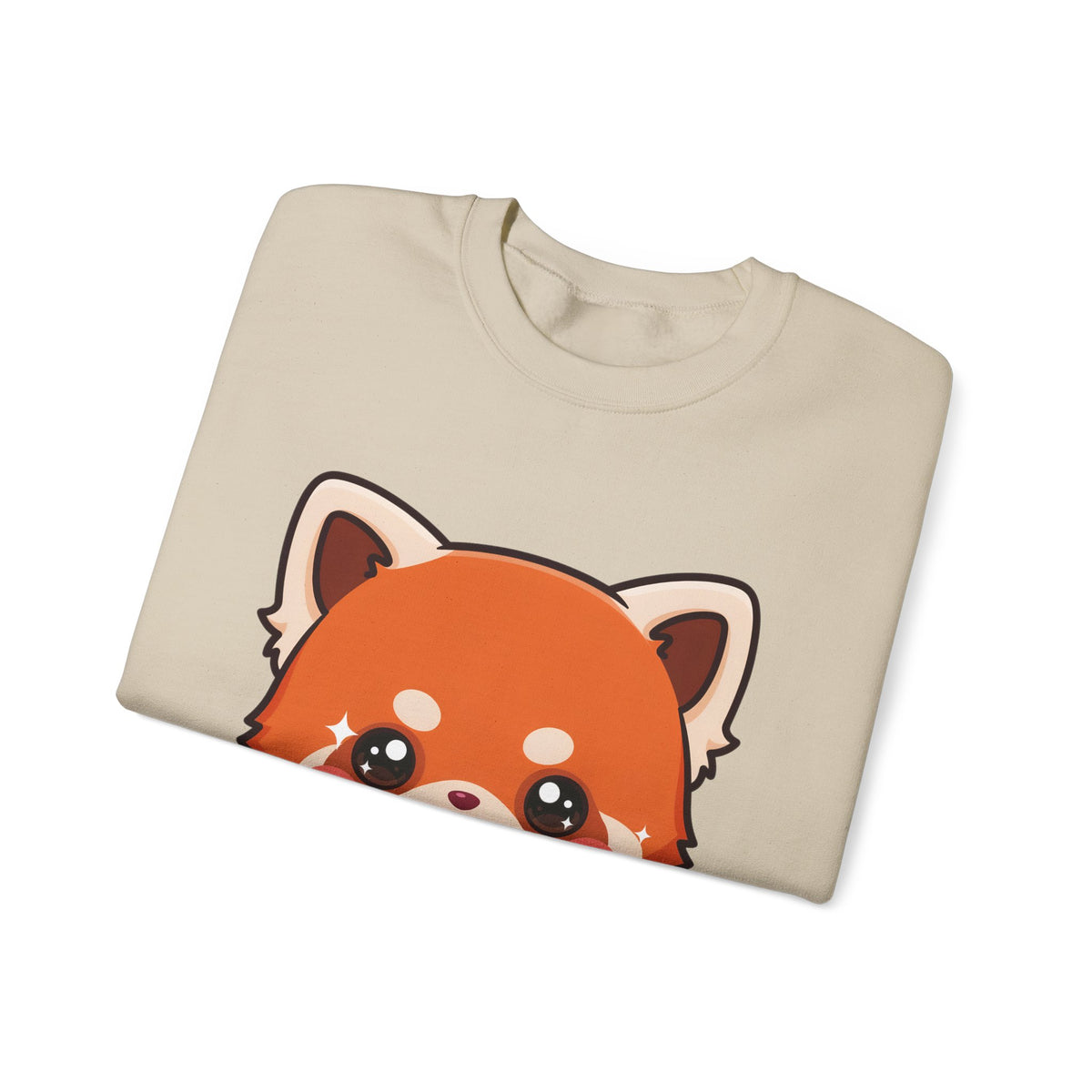 Red Panda Sushi Sweatshirt, Cute Kawaii Crewneck