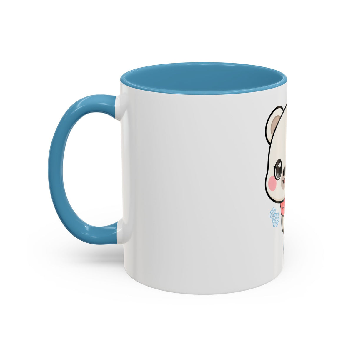 Polar Bear Ice Skating Mug – Cute Accent Coffee Mug