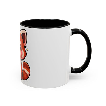 Kawaii Red Panda Accent Coffee Mug for Creative Days