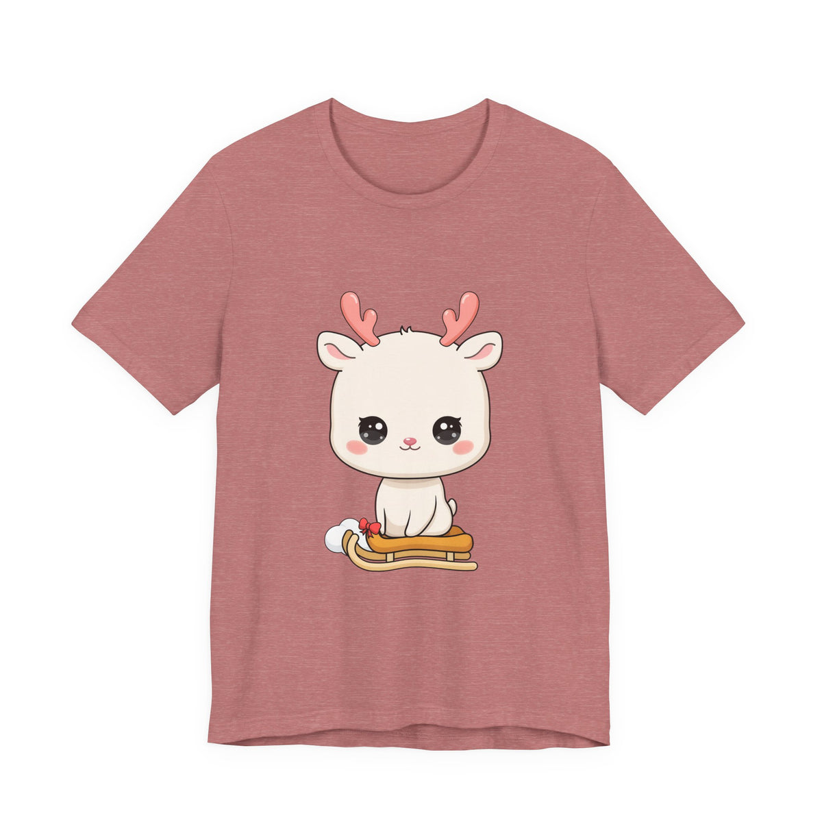 Kawaii Reindeer T-Shirt for Cozy Winter Days