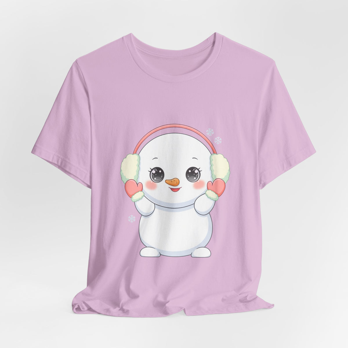 Kawaii Snowman T-Shirt for Cute Winter Style