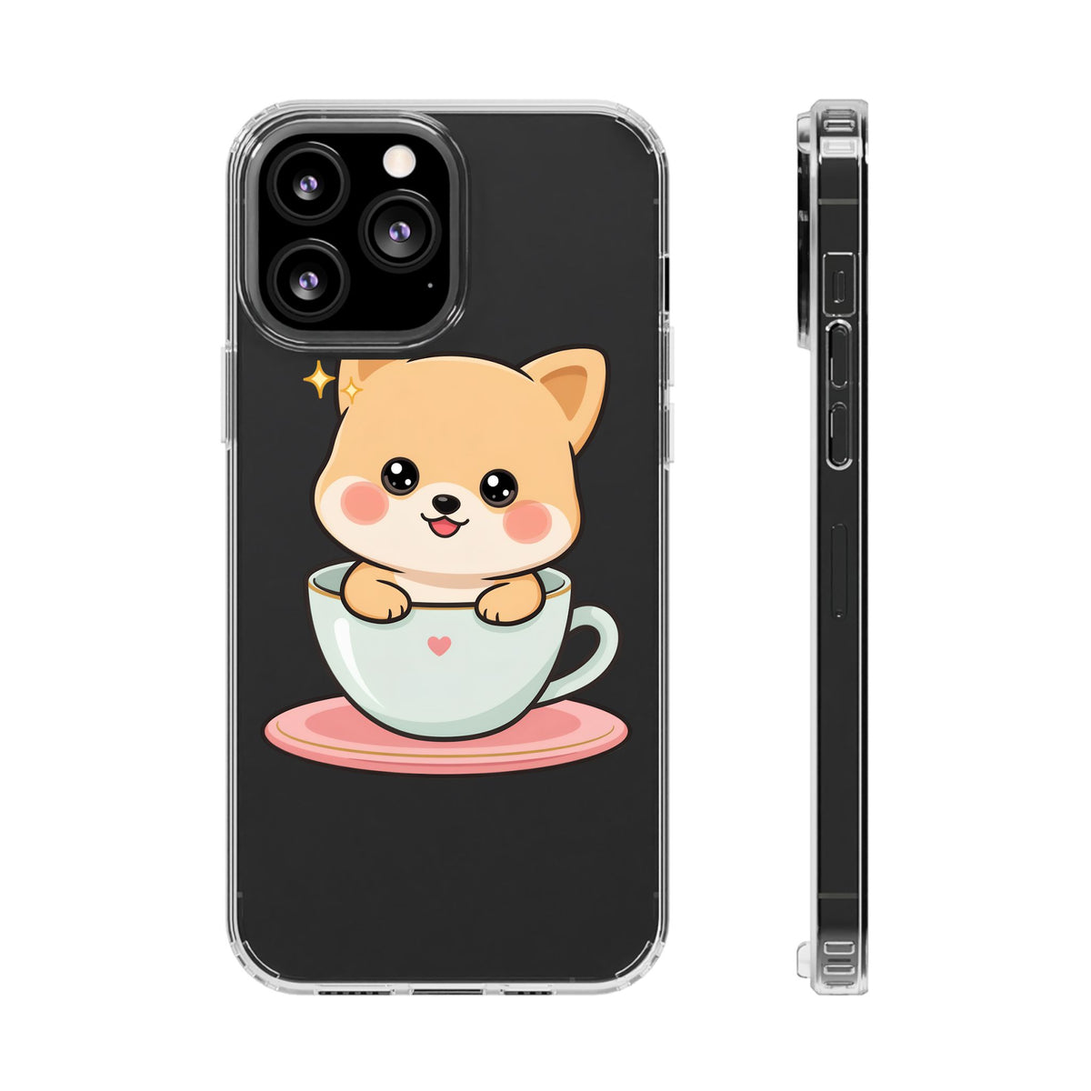 Kawaii Shiba Inu Phone Case – Cute Puppy in a Teacup