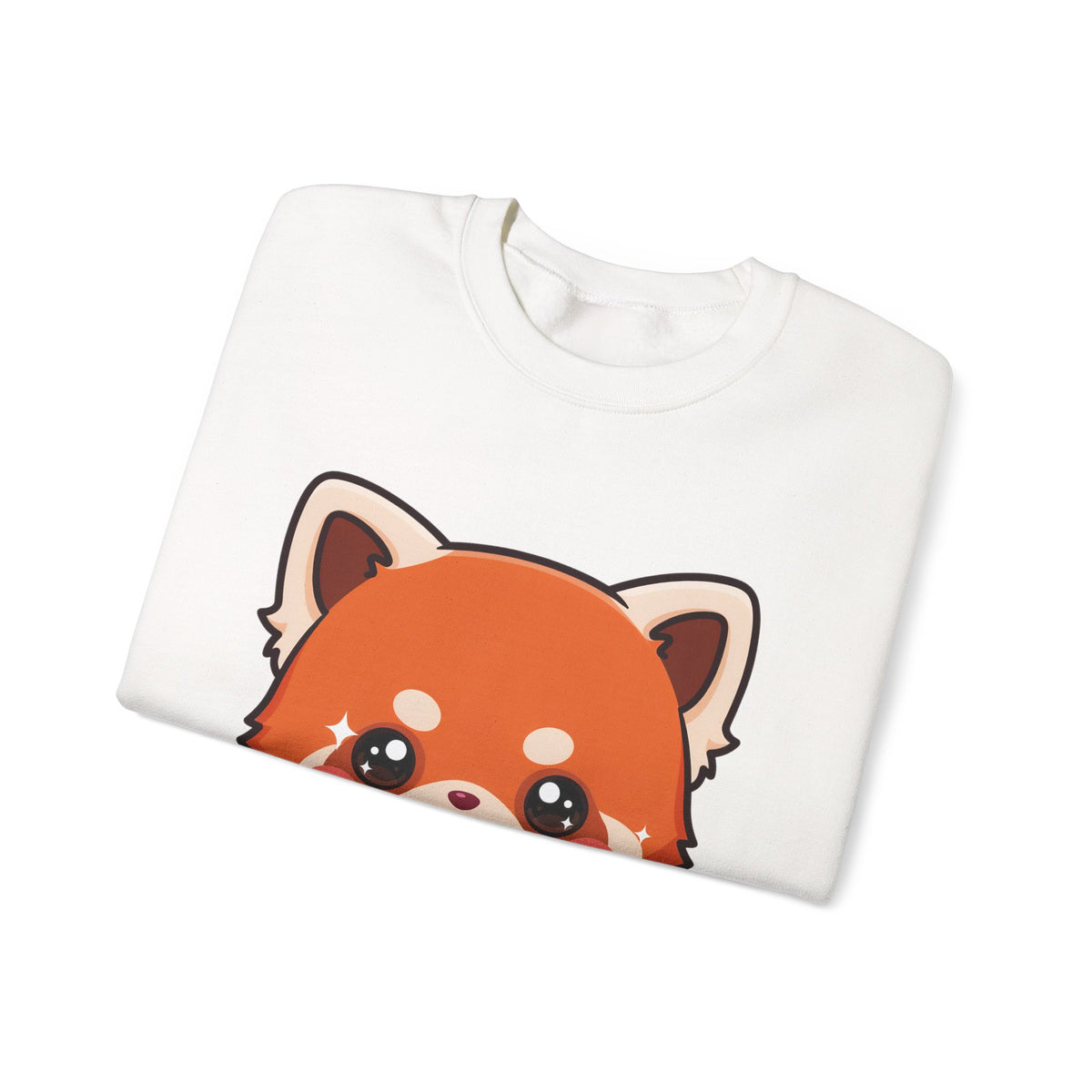 Red Panda Sushi Sweatshirt, Cute Kawaii Crewneck