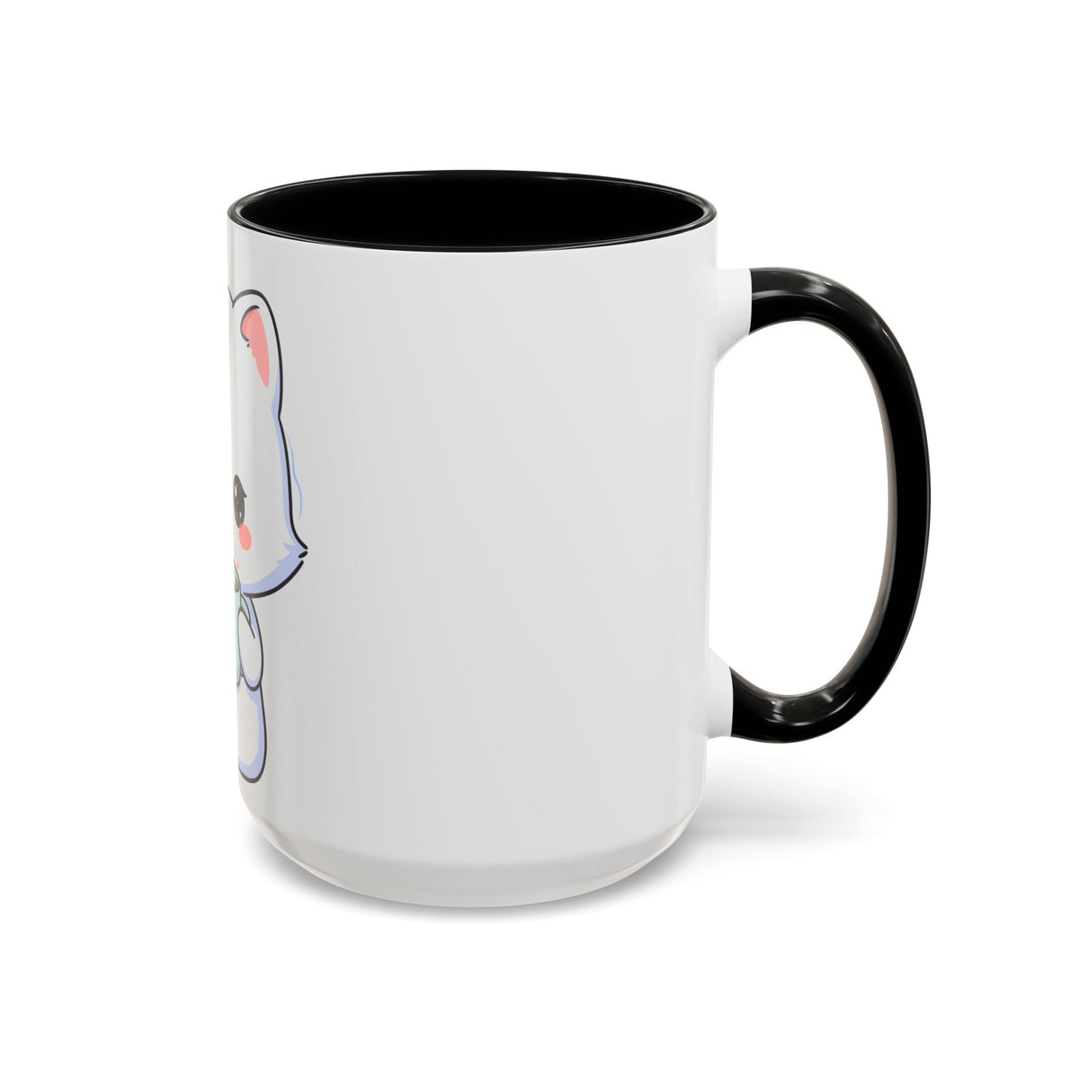 Kawaii Arctic Fox Mug – Cute Cocoa Lover Accent Coffee Mug