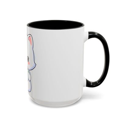Kawaii Arctic Fox Mug – Cute Cocoa Lover Accent Coffee Mug