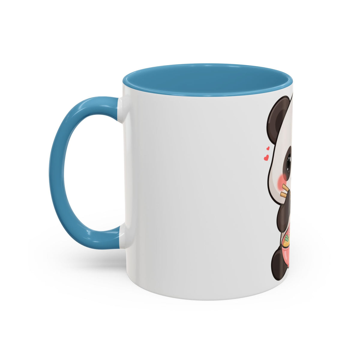 Kawaii Panda Ramen Mug, Cute Accent Coffee Mug