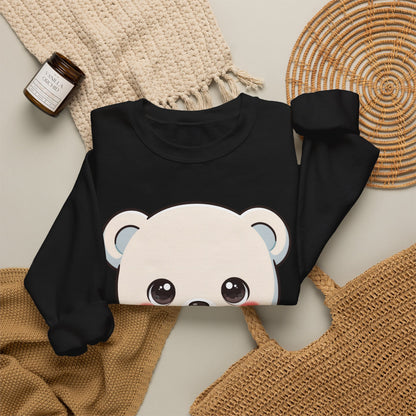 Kawaii Polar Bear Christmas Sweatshirt for Cozy Holiday Moments