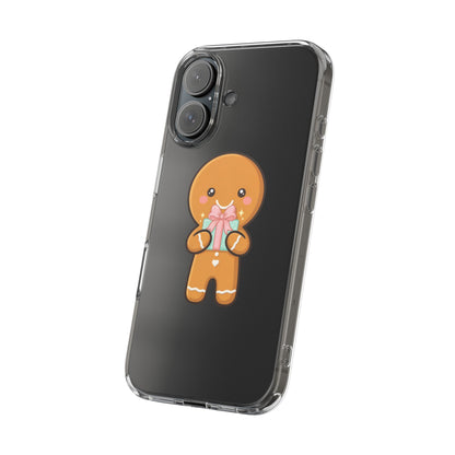 Gingerbread Man Phone Case, Cute Holiday Gift Design