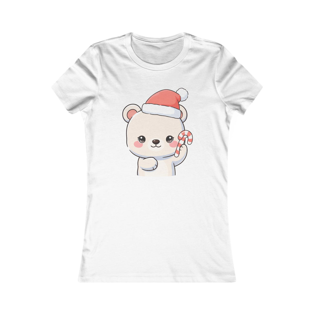 Kawaii Christmas Polar Bear Women's Tee