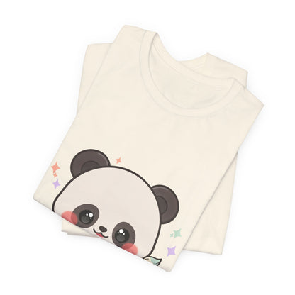 Kawaii Panda Artist T-Shirt for Creative Panda Fans