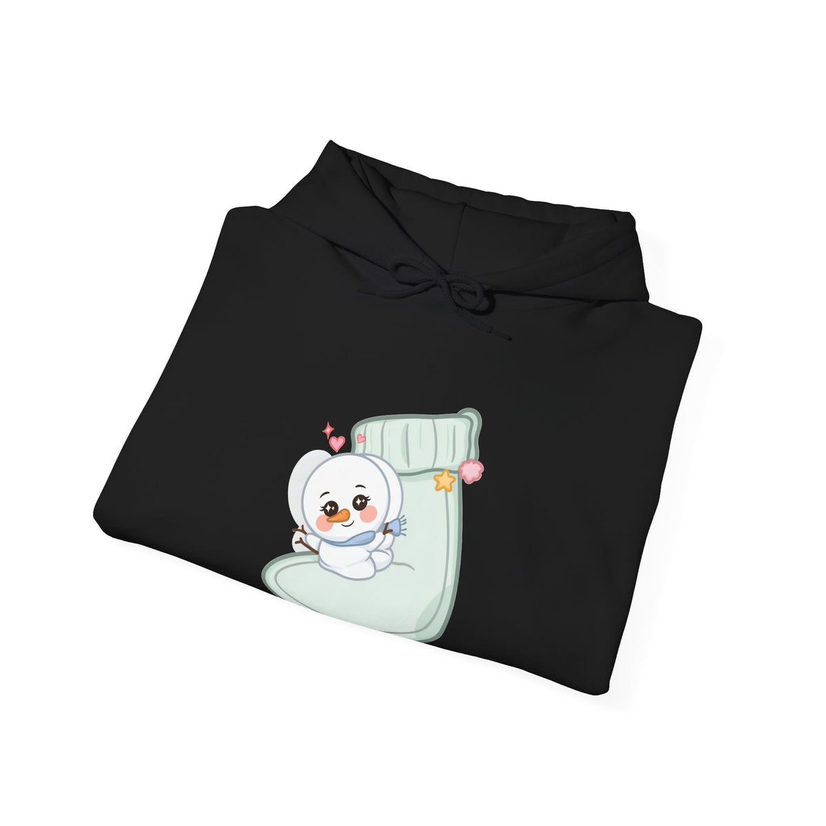 Kawaii Snowman Christmas Hoodie for Cozy Holiday Days