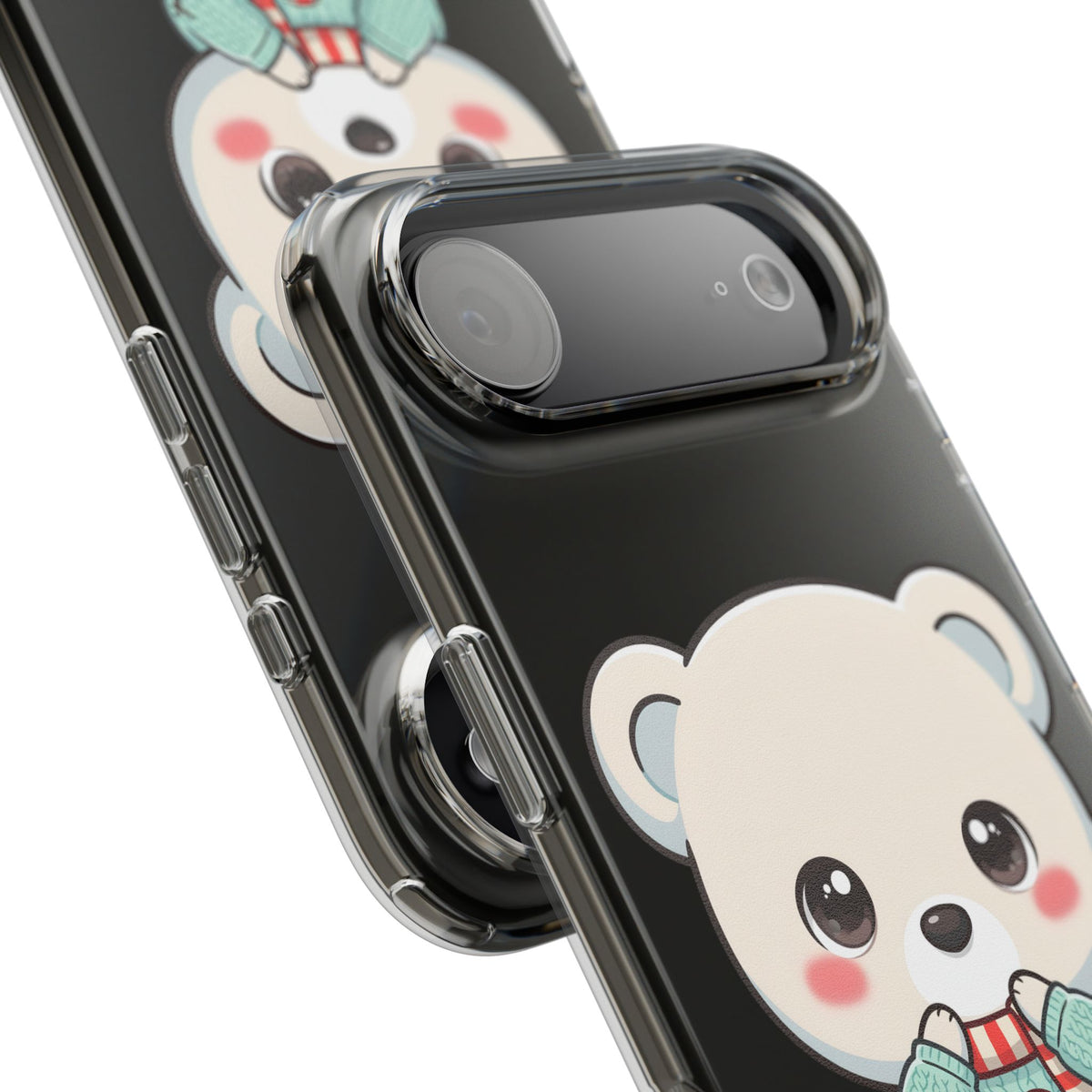 Kawaii Christmas Bear Phone Case for Holiday Season