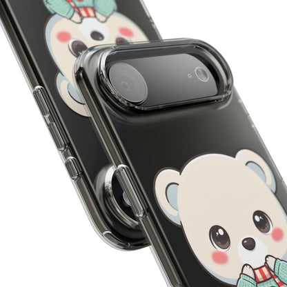 Kawaii Christmas Bear Phone Case for Holiday Season