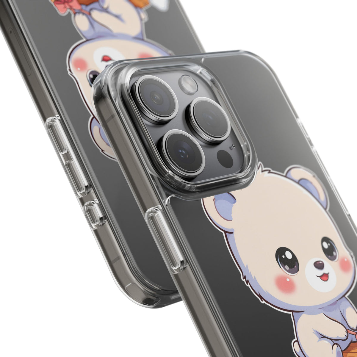Kawaii Polar Bear Phone Case, Cute Winter Gift