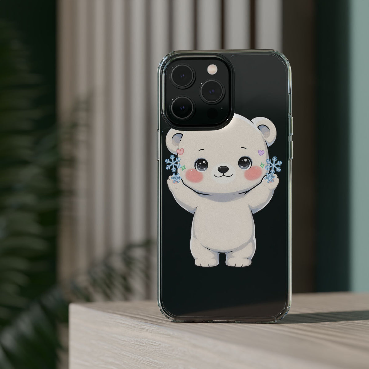 Kawaii Polar Bear Phone Case for a Cozy Winter Gift