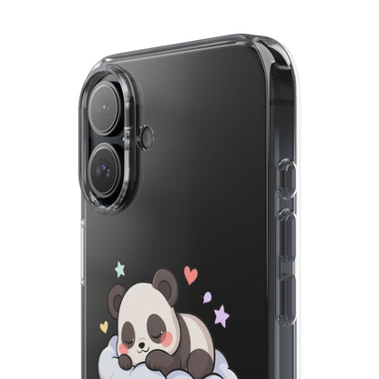 Sleeping Panda Clear Impact-Resistant Phone Case