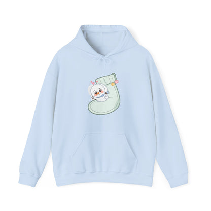 Kawaii Snowman Christmas Hoodie for Cozy Holiday Days