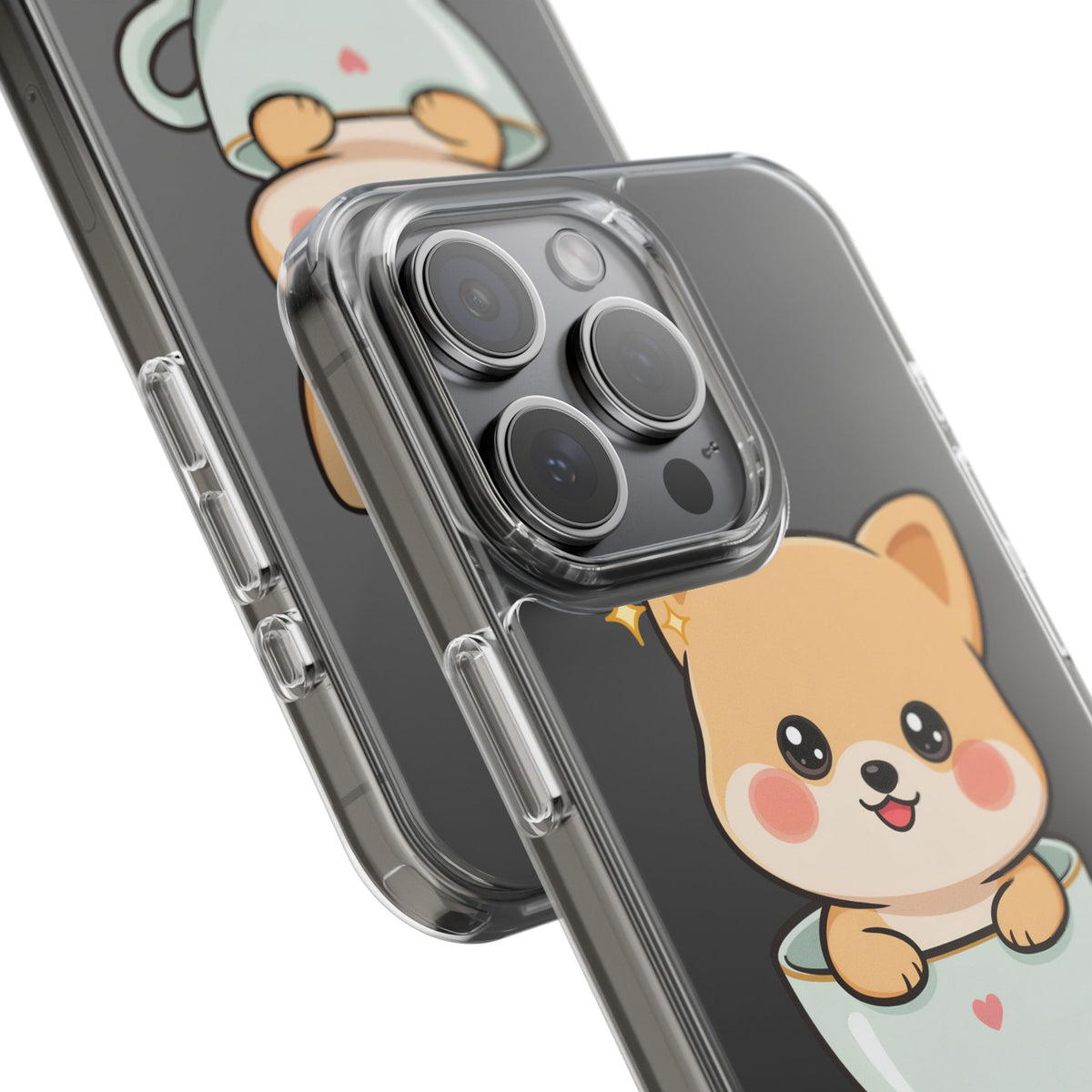 Kawaii Shiba Inu Phone Case – Cute Puppy in a Teacup