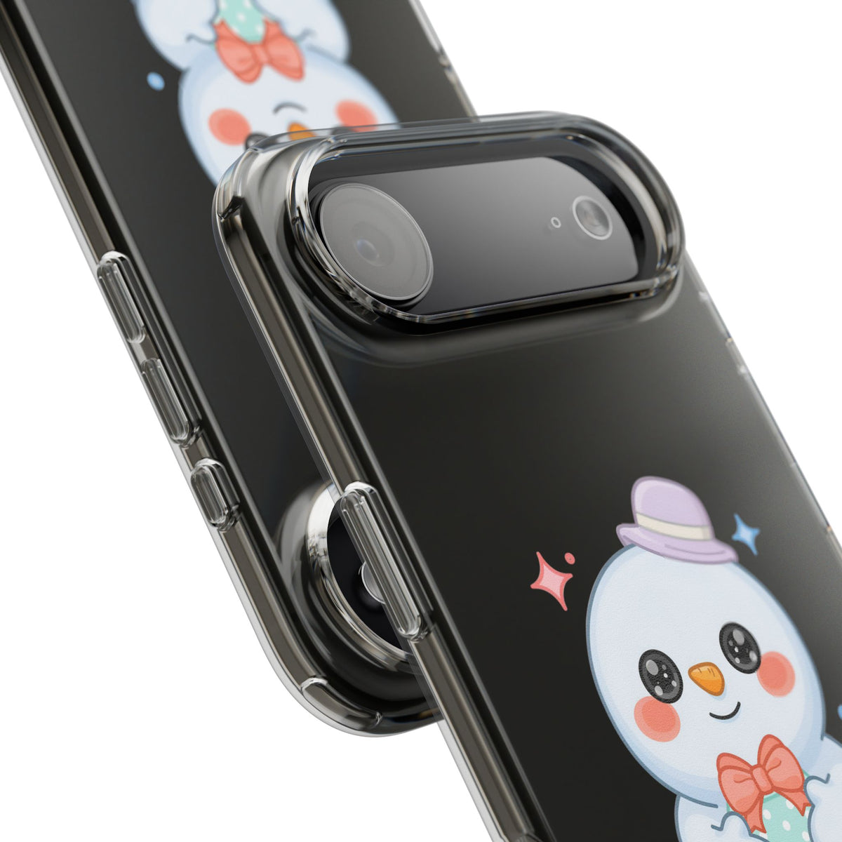 Kawaii Snowman Phone Case for Cheerful Winter Days